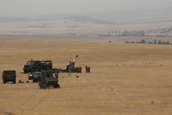 M198 155mm Howitzers firing at Camp Guernsey ARNG Base
 - photo 1 