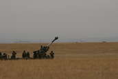 M198 155mm Howitzers firing at Camp Guernsey ARNG Base
 - photo 7 