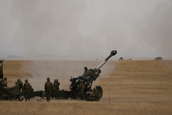 M198 155mm Howitzers firing at Camp Guernsey ARNG Base
 - photo 28 