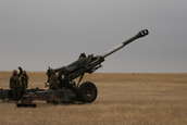 M198 155mm Howitzers firing at Camp Guernsey ARNG Base
 - photo 30 