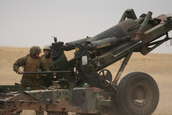 M198 155mm Howitzers firing at Camp Guernsey ARNG Base
 - photo 37 