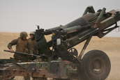 M198 155mm Howitzers firing at Camp Guernsey ARNG Base
 - photo 38 