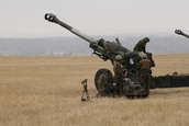 M198 155mm Howitzers firing at Camp Guernsey ARNG Base
 - photo 53 
